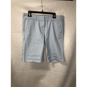 Loft outlet Shorts Womens 10P blue Chino Bermuda Roll Golf Walking Tennis EUC